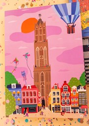 Toon details voor Poster 'Zomer Dom' - A4 | Ellen de Bruijn Afbeelding van Poster 'Zomer Dom' - A4 | Ellen de Bruijn
